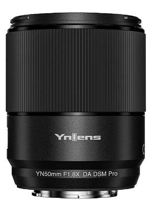 Yongnuo YN-50MM F1.8X DA DSM PRO Lens - Fujifilm X Mount - Black