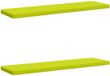 vidaXL 2-delige Bankkussens VUGHT 100% Polyester Helder Groen