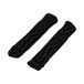HELPMATE Nylon touw zwart - PPM multifunctioneel touw reflecterend, spankoord, drijvend tentkoord als campingaccessoire, doe-het-zelf hondenriem, nylon koord, gevlochten koord, 2 x 15 m, 5 mm