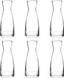 Bormioli Rocco Set van 6 Ypsilon Waterkaraffen - 1L - Glas - Transparant