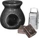 Ideas 4 Seasons Amberblokjes/geurblokjes cadeauset - musk - inclusief geurbrander en mini rasp