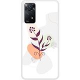 Xiaomi Bedrukt siliconen hoesje compatibel met Redmi Note 11 Pro, Xiaomi Redmi Note 11 5G Blossom