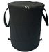 Sac de jardin sans marque - Seau pliable - Collecte des déchets - Construction robuste - 37 litres - Noir