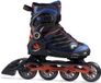 Fila Wizy Alu Inlineskates - Jongens - Zwart/blauw/rood - Maat 35-38 - 74 mm wielen
