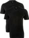 OLYMP T-shirt col V (2-pack) - noir