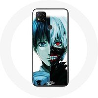 Maniacase Etui voor Xiaomi Redmi 9C Tokio Ghoul gezicht half