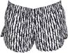 Arena Dames zwemshort Allover zwart multi L