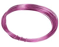 mumbi 31585 aluminiumdraad 1 mm 10 m roze