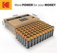 Kodak XTRALIFE alkaline AA/LR6 60 pack
