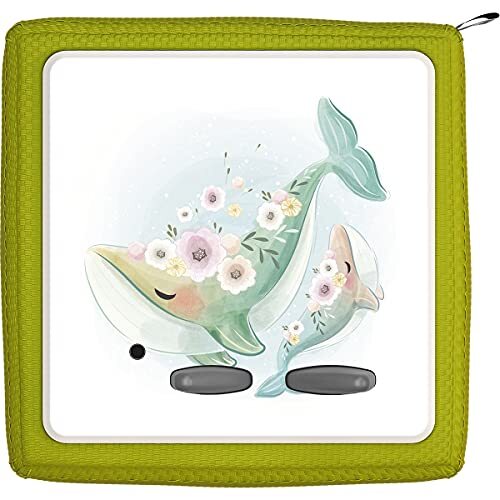 Larifee Film geschikt voor de Toniebox | beschermende folie sticker | walvis met baby