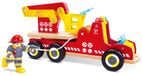 Hape Houten brandweerwagen licht en geluid