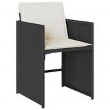 VidaXL Tuinstoel Kunststof, Staal Crème, Wit