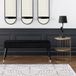 Velvet Bank Capucine Zwart - Design - 2 Zits - Zwart