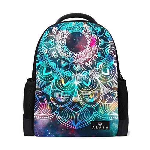 My Daily Mijn dagelijkse oude Mandala Galaxy Rugzak 14 Inch Laptop Daypack Bookbag voor Travel College School