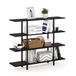 Furinno Gereedschaploze planken, Hout, Espresso/Zwart, one size