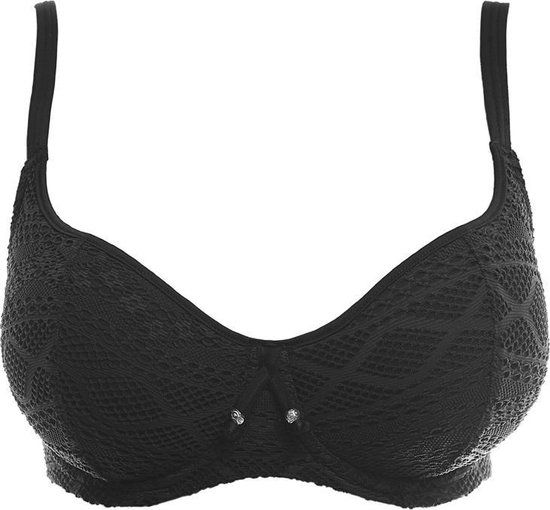 Freya Sundance Sweetheart Padded Bikini Top - 65D - Black