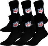Nfl NFL SHIELD Crew Socks - 6-pack - Zwart - Maat 39/42