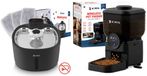 JC Pets Draadloze Automatisch Voederbak met RVS Draadloze Drinkfontein incl. 3 Filters - Voerbak dispenser 6,5L met Camera - Drinkbak 2,6L - Slimme Voer- en Drinkoplossing voor Katten en Honden - Kattenfontein - Waterfontein Kat en Hond - Met app