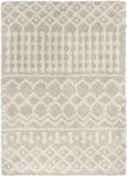 Surya NOUR Geometrisch Beige Hoogpolig Shaggy Tapijt 160x220 cm