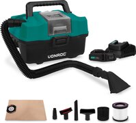 VONROC TOOLS VONROC Compacte alleszuiger - 20V - Incl. Diverse accessoires, 2x 2.0Ah accu en snellader