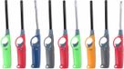 Flame Classics BBQ/keuken aanstekers set 6x stuks multi-color 26 x 3.5 cm