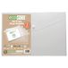 eco-eco A4 50% gerecyclede transparante drukknopmappen 310 x 238 mm 200 micron (5 stuks)