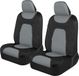 Motor Trend AquaShield Autostoelhoezen voor voorstoelen, grijs