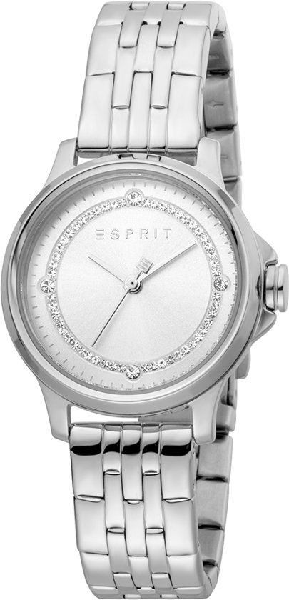 Esprit ES1L144M0055 Bent horloge - Staal - Zilverkleurig - 30 mm