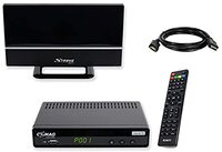 Sky Vision COMAG SL65T2 DVB-T2 receiver incl. 3 maanden gratis Freenet TV (privézender in HD), PVR Ready, Full-HD, HDMI, SCART, mediaspeler, USB 2.0, 12V geschikt, 2m HDMI-kabel en DVB-T2 kamerantenne