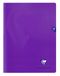 Clairefontaine 373312C Geniet Schrift Mimesys Violet - 24x32 cm - 48 Pages Small Squares - White Paper 90 g - Polypro Cover