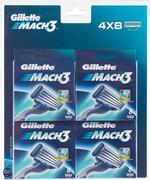 Gillette Mach 3 Blister Voordeelverpakking - 4 x 8 stuks - Scheermesjes