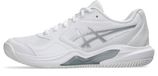 Asics Gel-Dedicate 9 Clay Chaussures de tennis pour femme, White Pure Silver, 37 EU