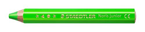 Staedtler Noris junior Kleurpotloden - 3-in-1 - Neongroen - 6 stuks