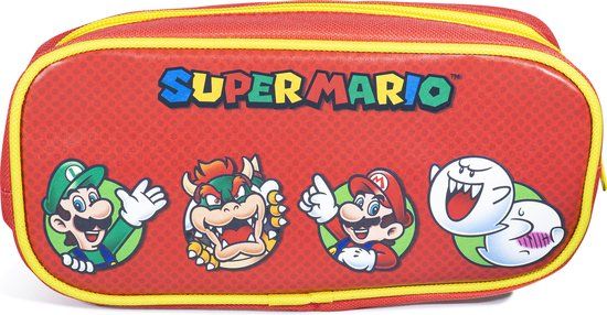 Super Mario Potloodetui - Rood - Rechthoekig - 320 x 121 x 114 mm