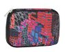 Comix Pennenetui Maxi Zip - Pennenetui met ritssluiting voor kinderen en jongens, met pennen, potloden en viltstiften inbegrepen, 21 x 6,5 x 14,5 cm, zwart en rood, Rood, casual