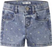 NAME IT NMFSALLI SLIM DNM SHORTS 3555-ON NOOS - Fille - Short bermuda
