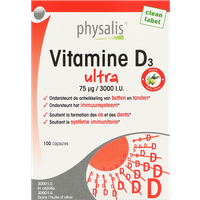 Physalis Vitamine D3 Ultra - 100 capsules