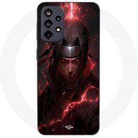 Maniacase Samsung Galaxy A53 4G Itachi Uchiwa Anime 3D Fanart Hoesje