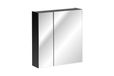 Noir Mat Meuble de salle de bain 60cm avec miroir