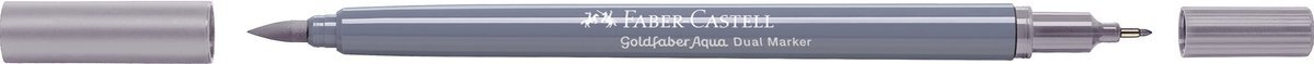 Faber-Castell - Duo aquarelmarker Goldfaber - paars grijs 279 - brush / 0,4mm - FC-164679