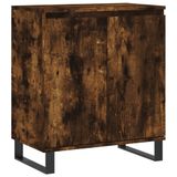 VidaXL Dressoir, 60x35x70 cm, bewerkt hout, gerookt eikenkleurig
