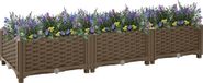 Maison Exclusive - Potager surélevé 120 x 40 x 23 cm en polypropylène