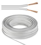 Goobay Luidspreker kabel 10 meter 2x 0,50mm² Wit