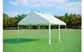 Tente de réception 4x4 m STANDARD – PVC 500 g/m², ignifugé, tubes en acier galvanisé Ø38 mm, jusqu'à 32 personnes - Blanc