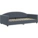 Maison Exclusive - Lit de repos sans matelas gris foncé 100x200 cm velours