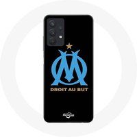 Olympique de Marseille Logo zwart en wit Maniacase Hoesje voor Samsung Galaxy A32 5G