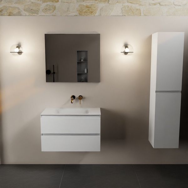 Mondiaz Aivy badmeubelset - 80cm - Talc