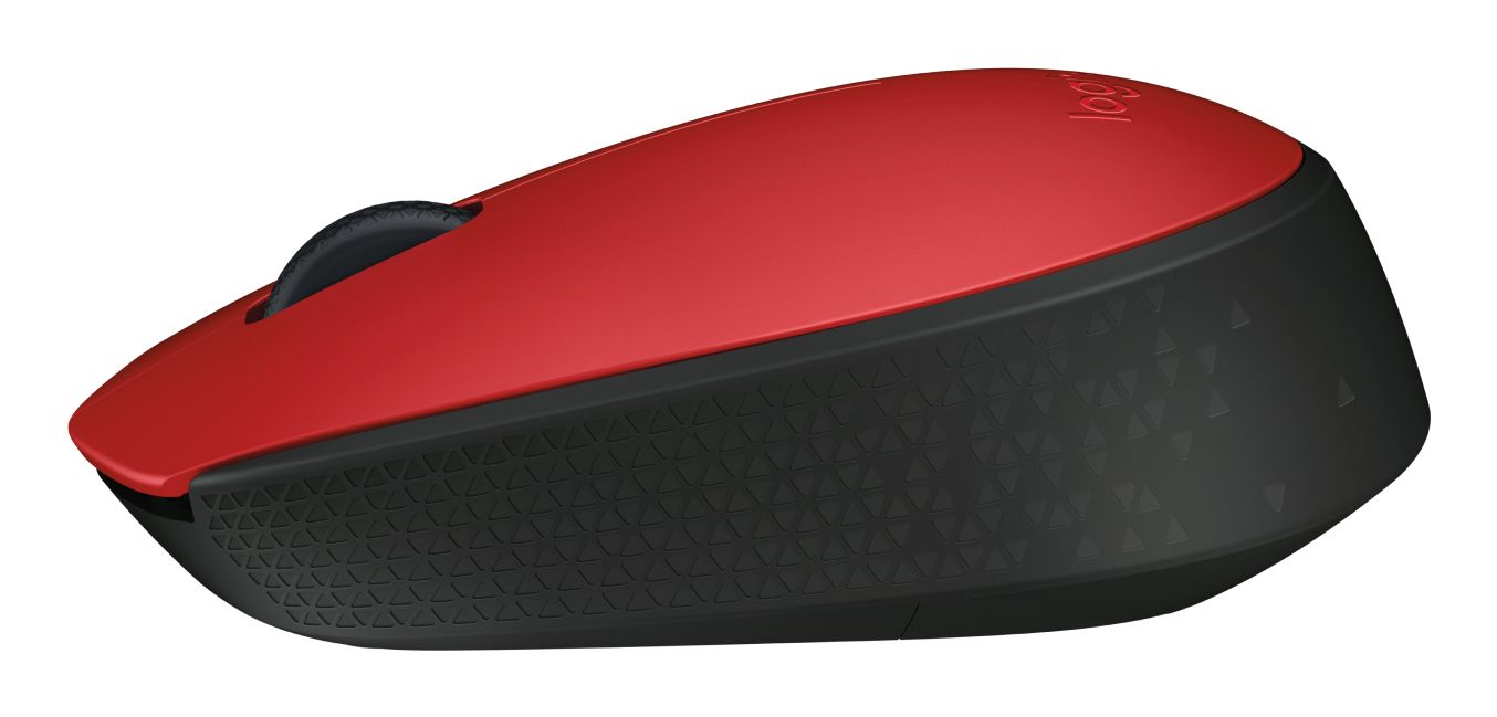 Logitech M171 Red Draadloze Muis - 1000 DPI - Rood