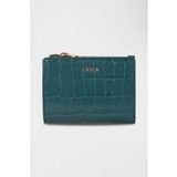 Furla Classic Small Bi-fold W/ Zip Teal+nero Taille: OS | Sacs à main Outlet | Femme | Cyan