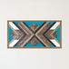 Homemania Geo-geometrische tafel voor woonkamer, slaapkamer, meerkleurig, 60 x 2,5 x 120 cm, 1 stuk 1 – 60 x 120 – 5, MDF, hout